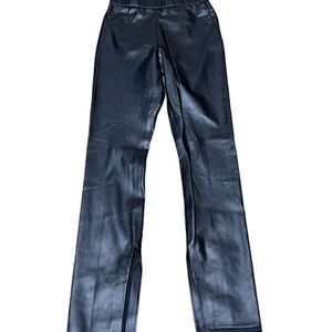 BlankNYC NWT Black Vegan Leather Leggings Size 24